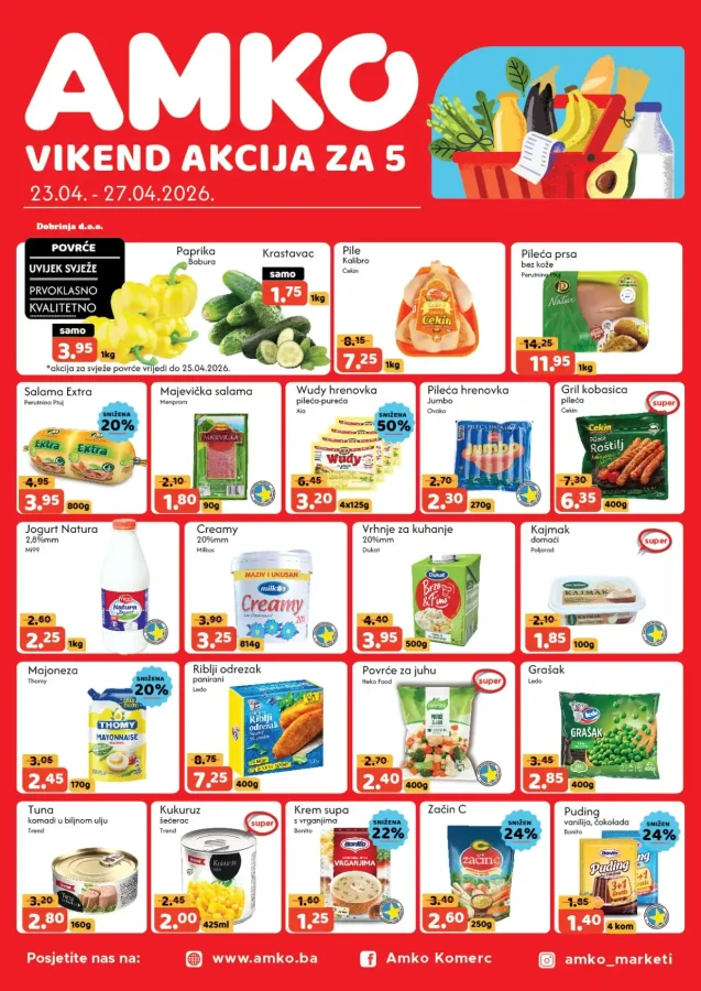 Amko: Vikend akcija (od 23.04. do 27.04.2026)