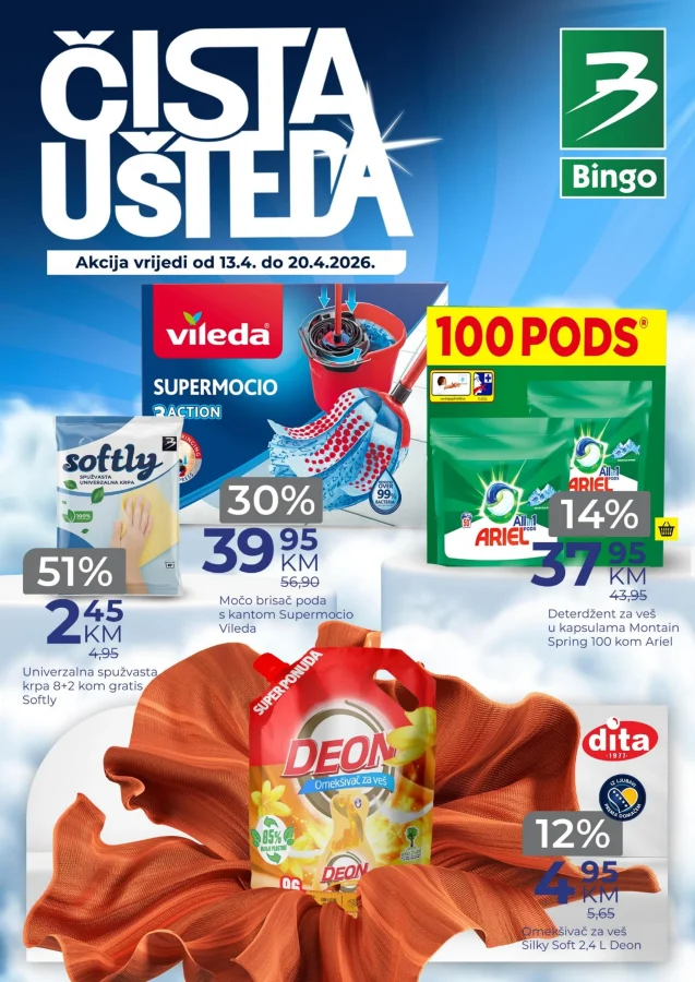 Bingo: Čista ušteda (od 13.04. do 20.04.2026)