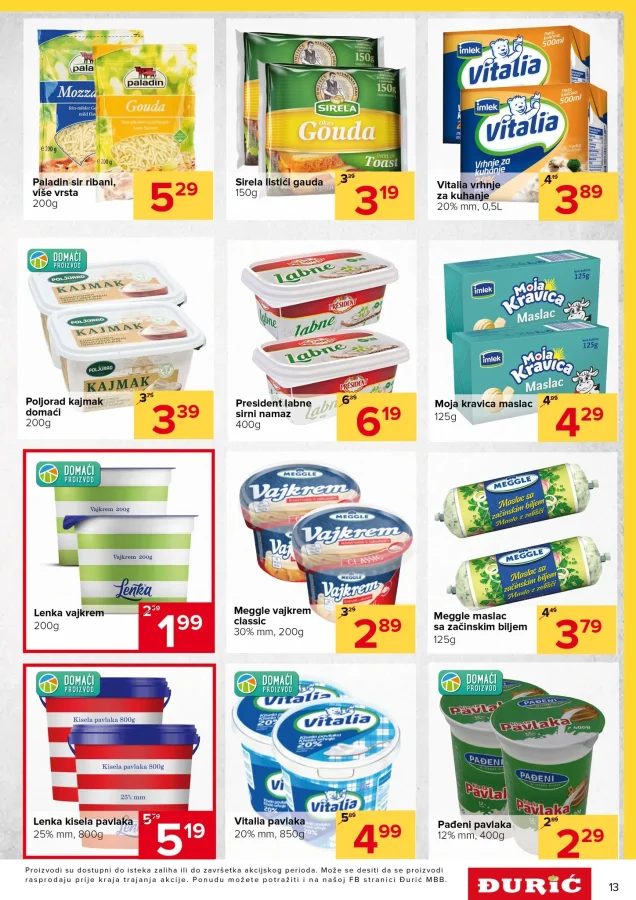 Đurić: Akcijski katalog