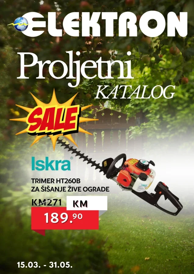 Elektron: Proljeni katalog (od 15.03. do 31.05.2026)