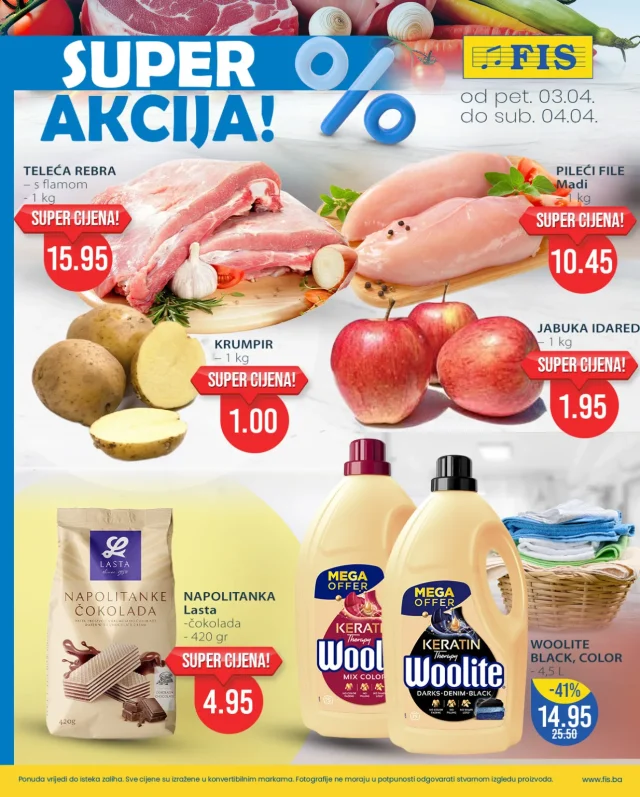 FIS: Vikend akcija (od 03.04. do 04.04.2026)