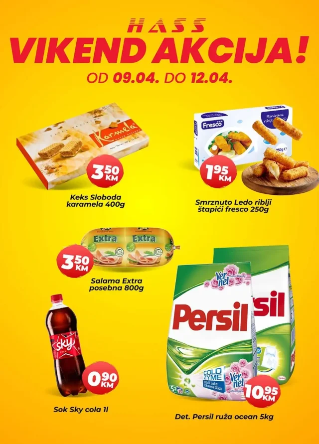 Hass komerc: Vikend akcija (od 09.04. do 12.04.2026)