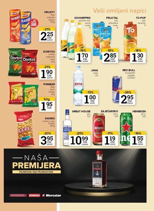 Konzum i Mercator: Katalog RS (od 21.04. do 27.04.2026)
