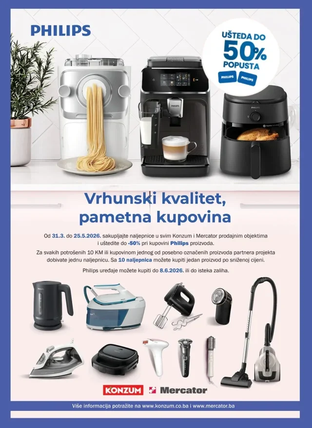 Konzum i Mercator RS: Katalog (od 28.04. do 04.05.2026)