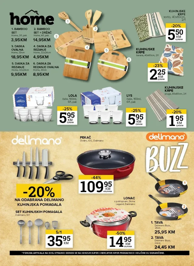 Konzum i Mercator RS: Katalog (od 28.04. do 04.05.2026)