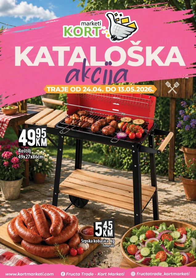 Kort marketi: Kataloška akcija (od 24.04. do 13.05.2026)