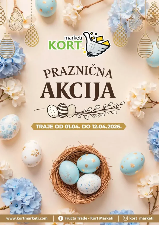 Kort marketi: Praznična akcija (od 01.04. do 12.04.2026)