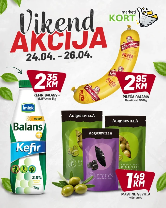 Kort marketi: Vikend akcija