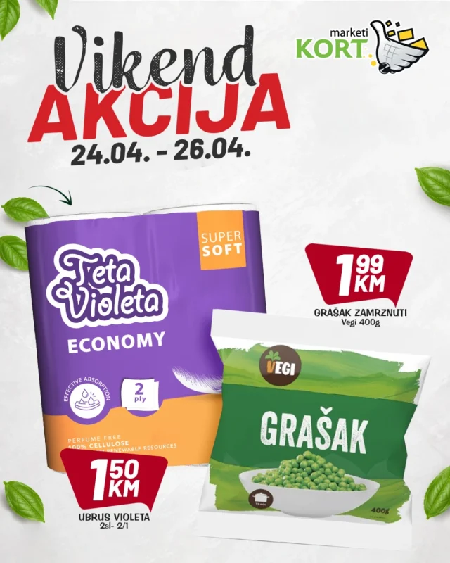 Kort marketi: Vikend akcija