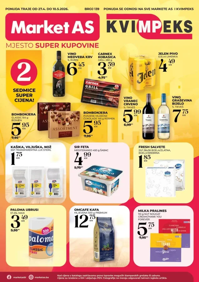 Market AS: Katalog (od 27.04. do 10.05.2026)