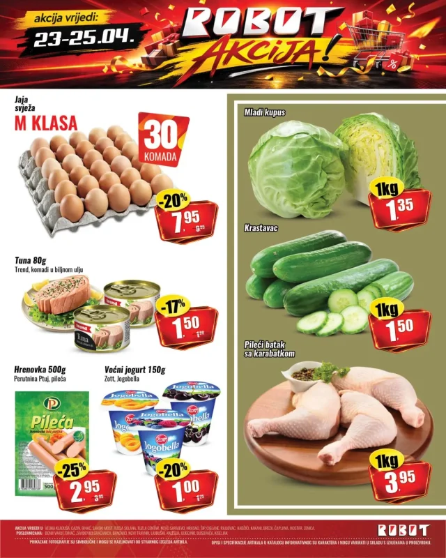 Robot: Vikend akcija FBiH (od 23.04. do 25.04.2026)