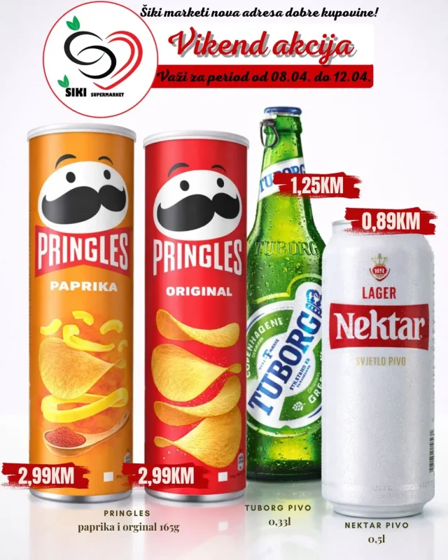 Šiki supermarket: Vikend akcija (od 08.04. do 12.04.2026)