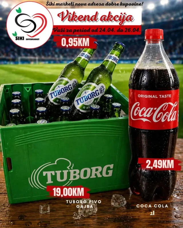Šiki: Vikend akcija (od 24.04. do 26.04.2026)