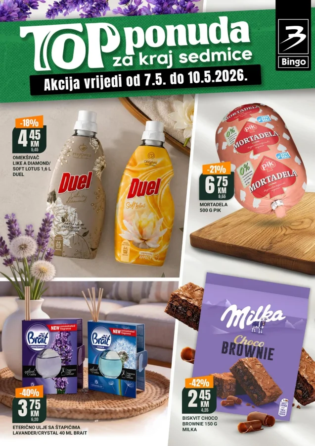 Bingo: Top ponuda za kraj sedmice RS (od 07.05. do 10.05.2026)