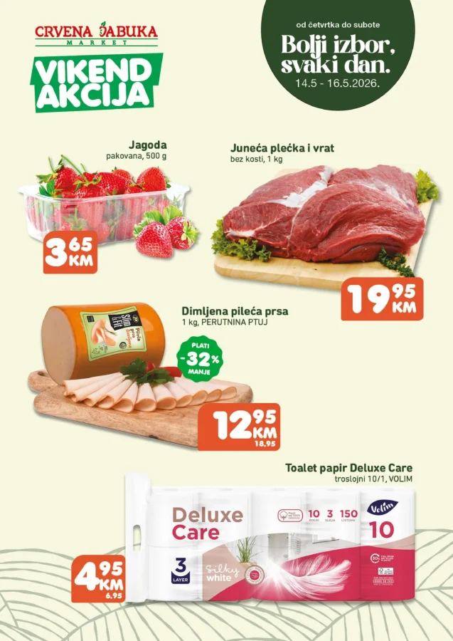 Crvena jabuka: Vikend akcija (od 14.05. do 16.05.2026)