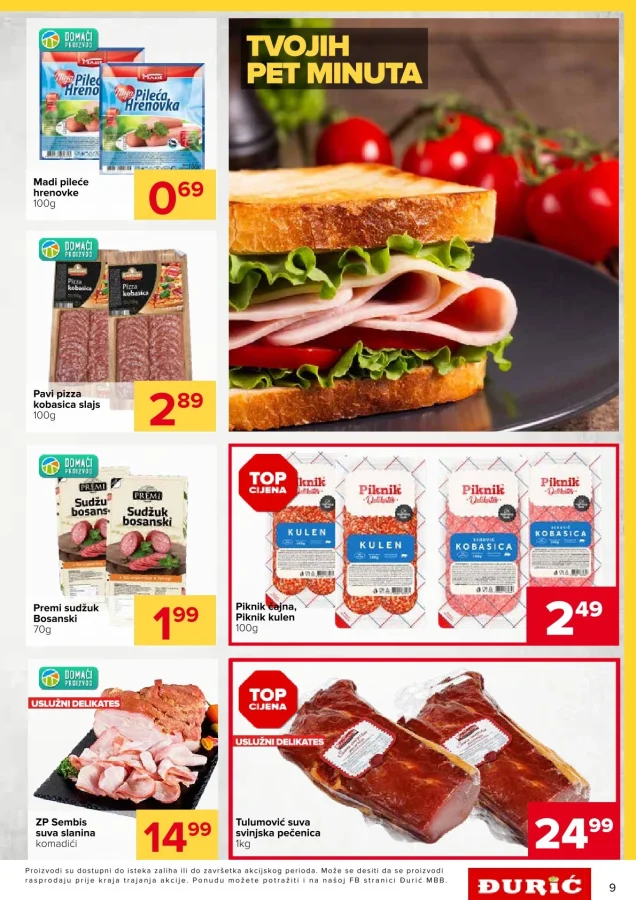 Đurić: Akcijski katalog