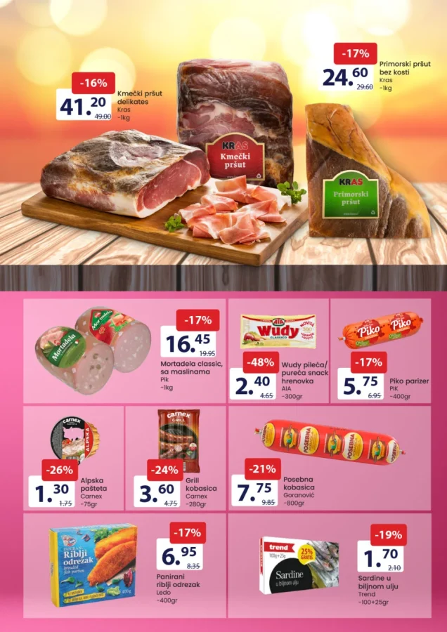 FIS: Akcijska ponuda prehrane