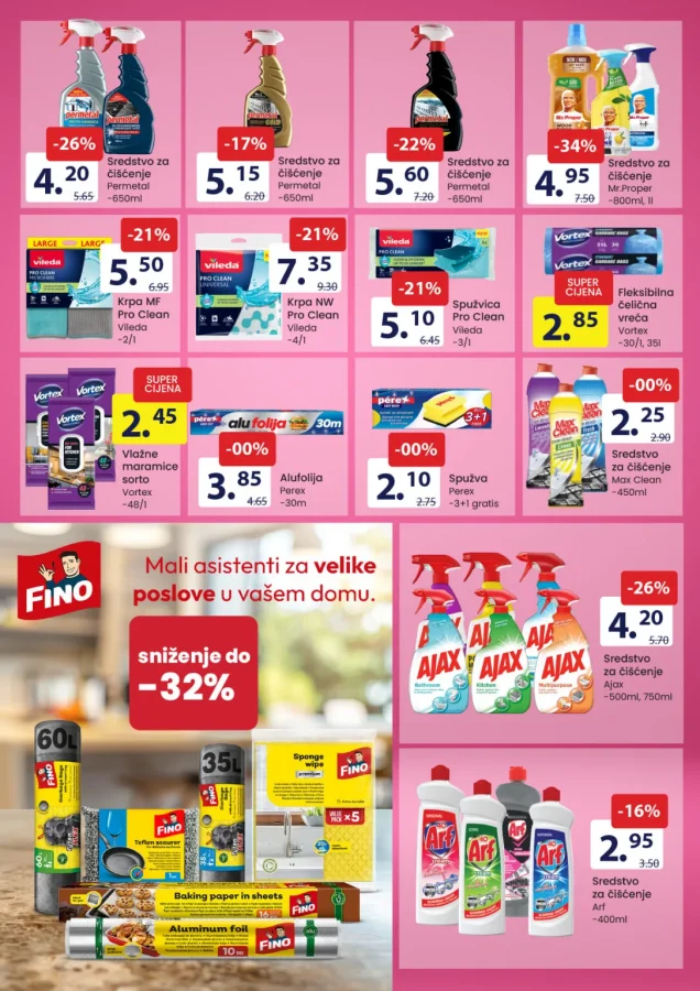 FIS: Akcijska ponuda prehrane