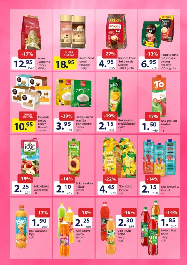 FIS: Akcijska ponuda prehrane