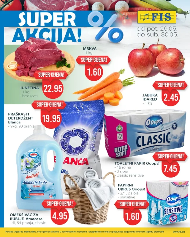 FIS: Super akcija (od 29.05. do 30.05.2026)