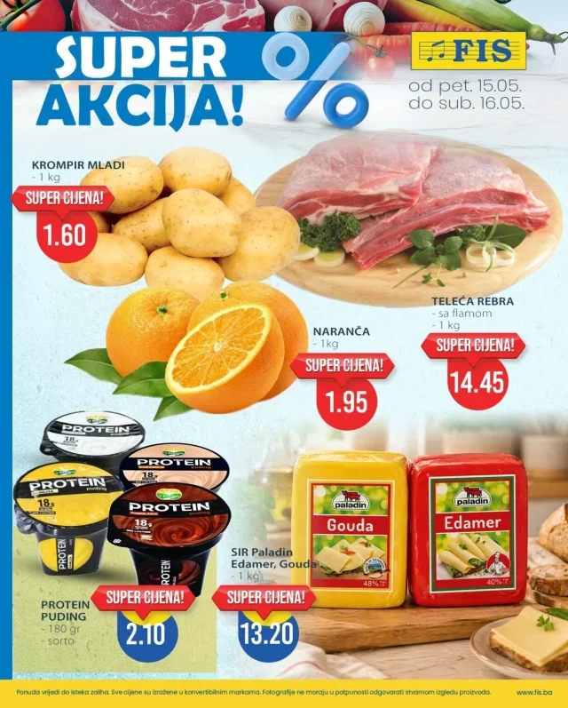 FIS: Vikend akcija (od 15.05. do 16.05.2026)