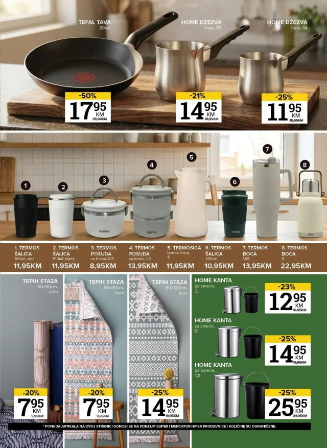 Konzum i Mercator: Katalog FBiH