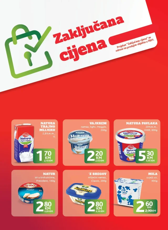 Konzum i Mercator: Katalog FBiH
