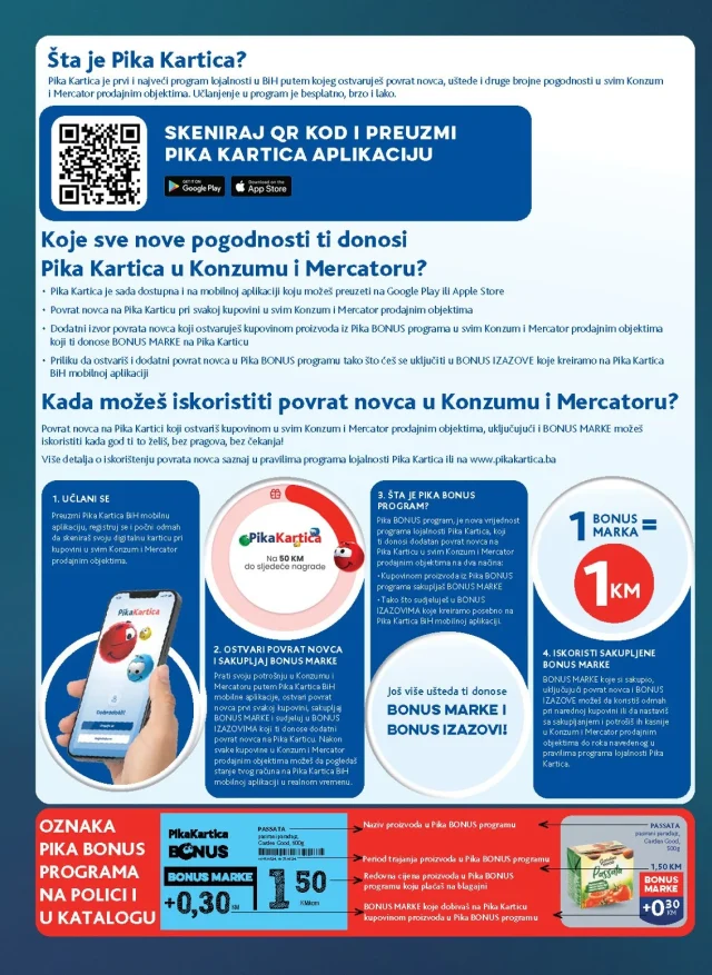 Konzum i Mercator: Katalog FBiH