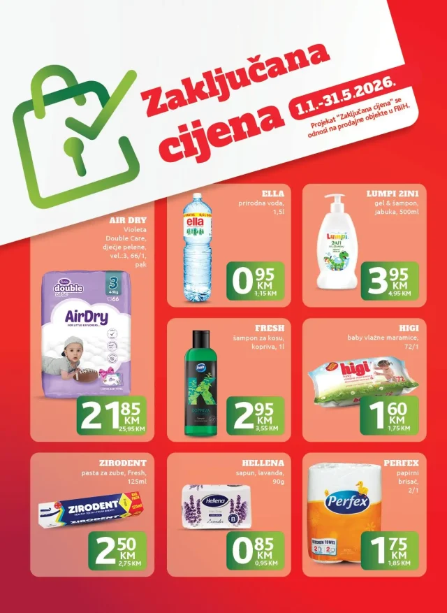 Konzum i Mercator: Katalog FBiH