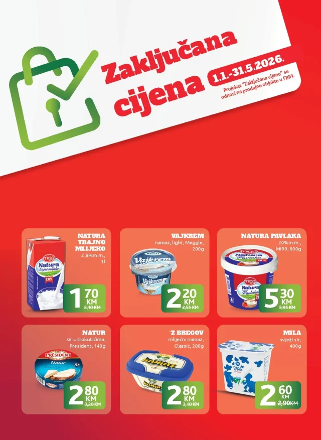 Konzum i Mercator: Katalog FBiH