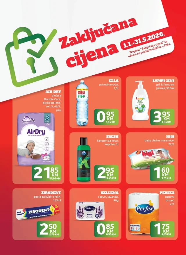 Konzum i Mercator: Katalog FBiH