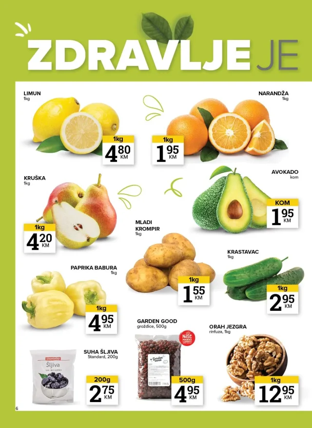 Konzum i Mercator: Katalog FBiH