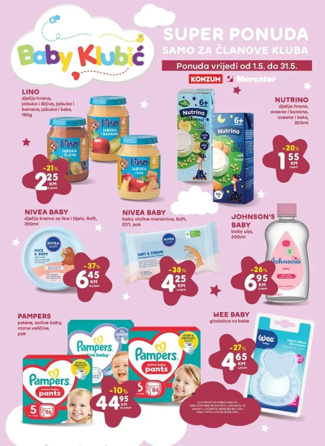 Konzum i Mercator: Katalog FBiH (od 05.05. do 11.05.2026)