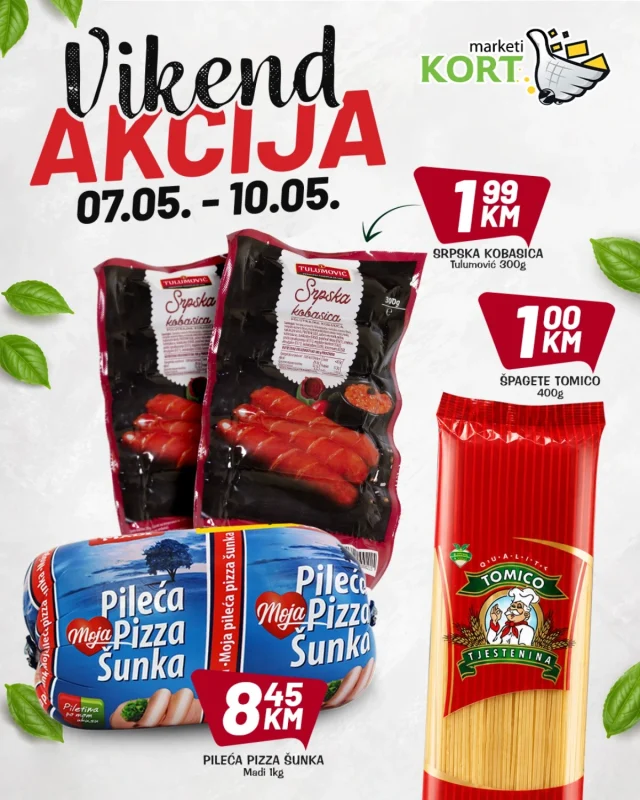 Kort marketi: Vikend akcija