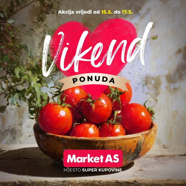 Market AS: Vikend ponuda (od 15.05. do 17.05.2026)