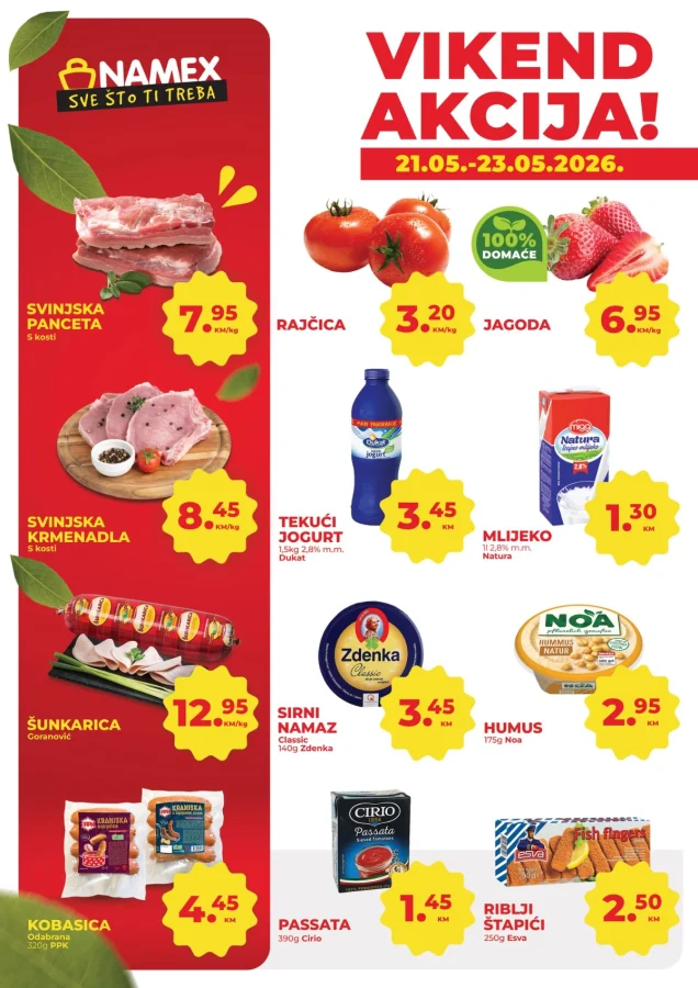 Namex: Vikend akcija - Slika 1 Namex: Vikend akcija