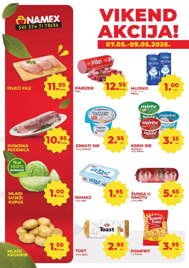 Namex: Vikend akcija