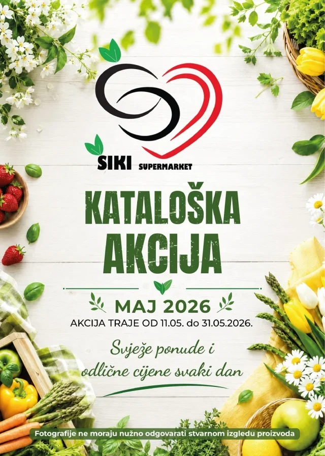 Šiki: Akcijski katalog (od 11.05. do 31.05.2026) - Slika 1 Šiki: Akcijski katalog (od 11.05. do 31.05.2026)