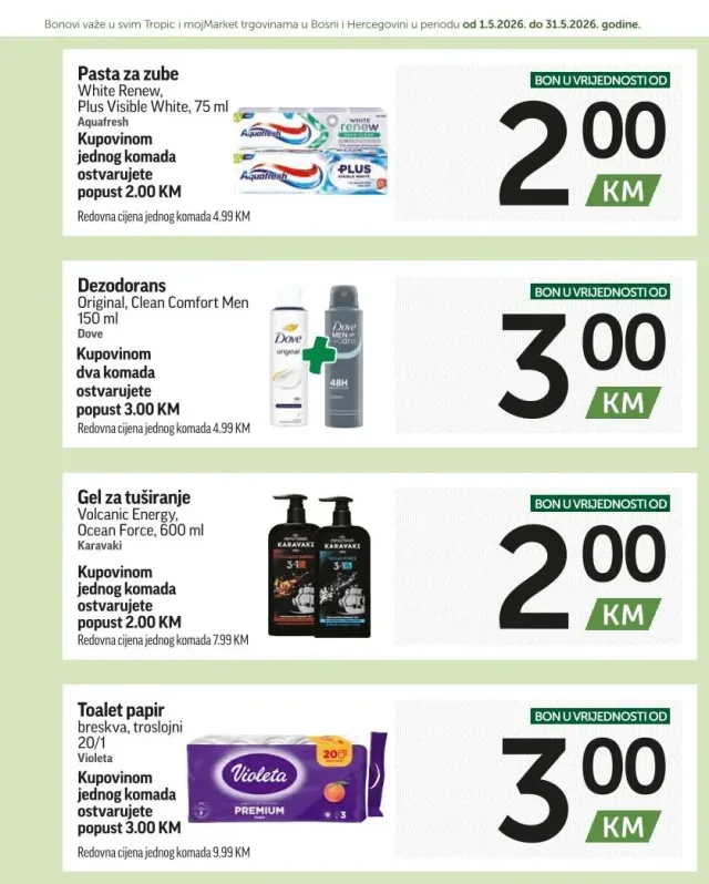 Tropic i Moj Market: Super BONbonjera (od 01.05. do 31.05.2026)