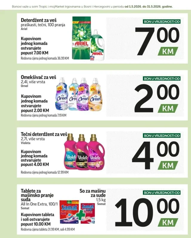 Tropic i Moj Market: Super BONbonjera (od 01.05. do 31.05.2026)