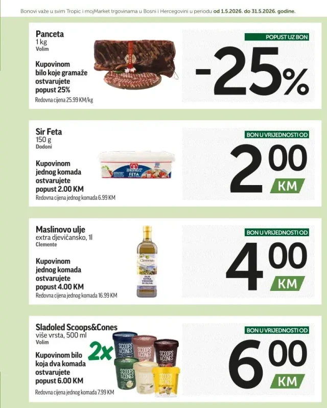Tropic i Moj Market: Super BONbonjera (od 01.05. do 31.05.2026)