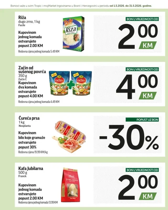 Tropic i Moj Market: Super BONbonjera (od 01.05. do 31.05.2026)