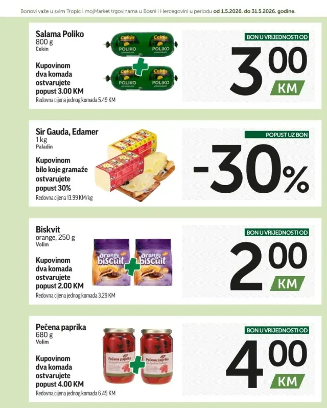 Tropic i Moj Market: Super BONbonjera (od 01.05. do 31.05.2026)