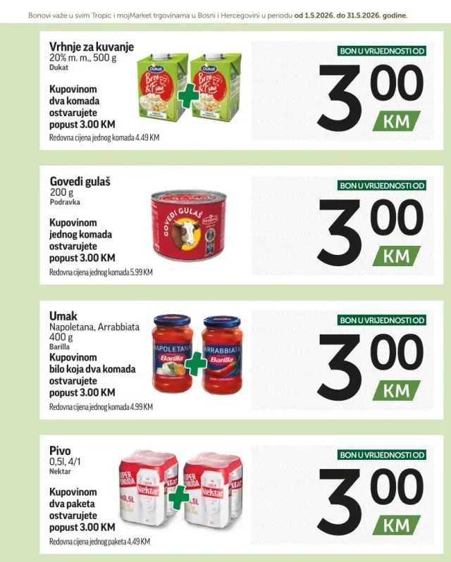 Tropic i Moj Market: Super BONbonjera (od 01.05. do 31.05.2026)