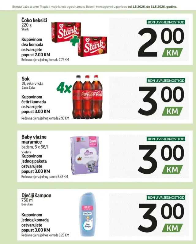 Tropic i Moj Market: Super BONbonjera (od 01.05. do 31.05.2026)