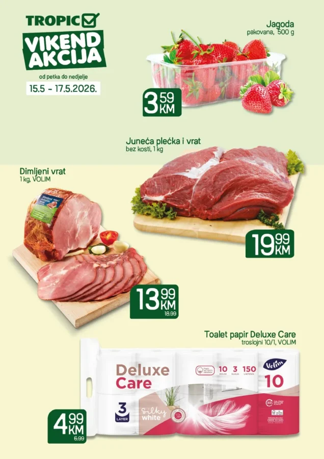 Tropic i Moj Market: Vikend akcija