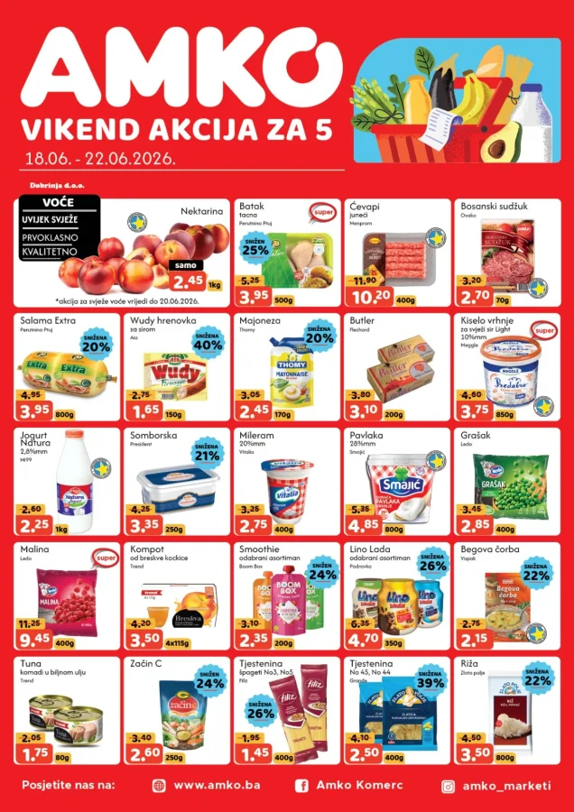Amko: Vikend akcija (od 18.06. do 22.06.2026)