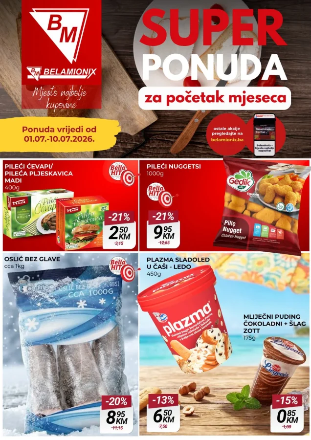 Belamionix: Super ponuda za početak mjeseca (od 01.07. do 10.07.2026)
