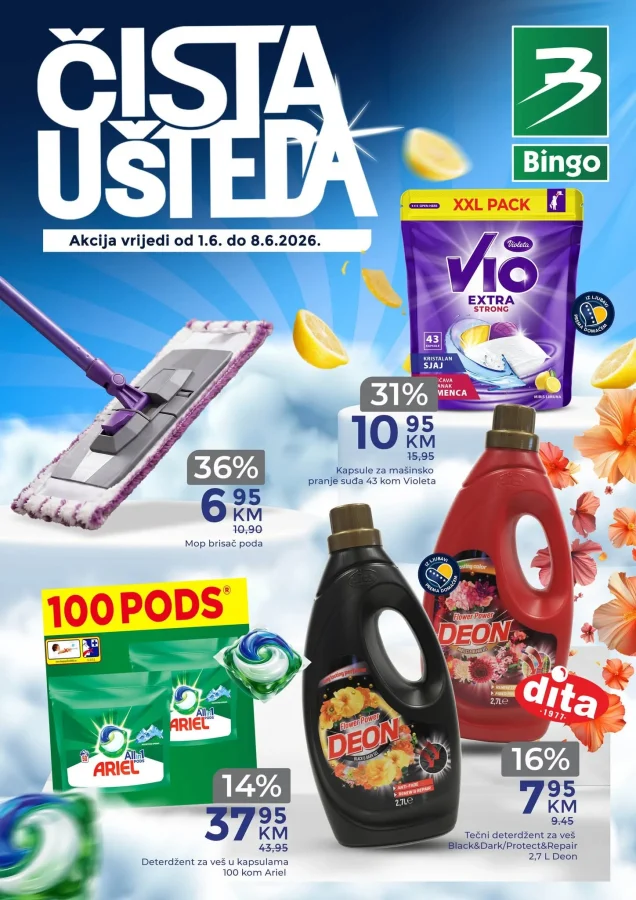 Bingo: Čista ušteda (od 01.06. do 08.06.2026)