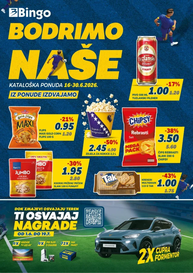 Bingo: Kataloška ponuda FBiH (od 16.06. do 30.06.2026)